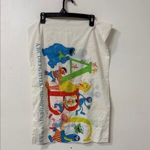 Sesame Street ABC Characters Pillowcase -vintage